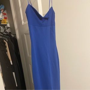 French connection blue dress worn once to a wedding